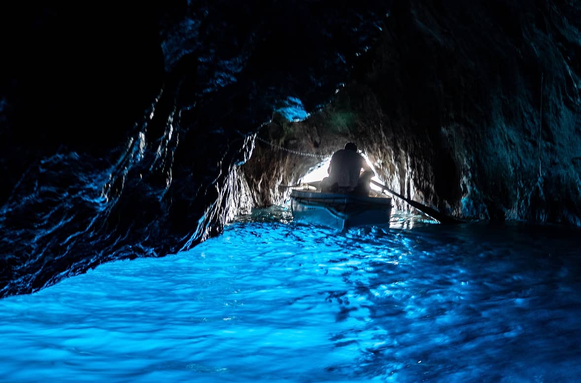 Blue Grotto History