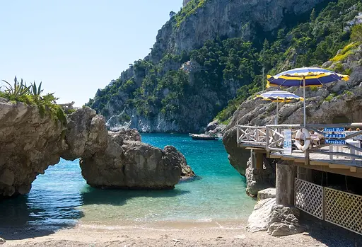 ほぼ新品】DELTA Marina Piccola 万年筆 Capri Marina Piccola: Capri's Best Beach with Faraglioni Views