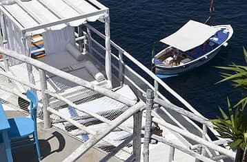 Water taxi dal porto di Capri al Ristorante Il Riccio