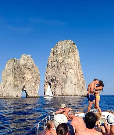 Shared Boat Tour to Capri from Positano or Praiano