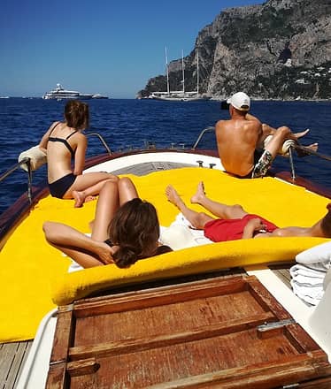A dream day on a private boat on the Amalfi Coast