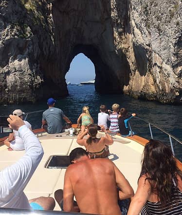 Shared Gozzo Boat Capri Tour from Positano 