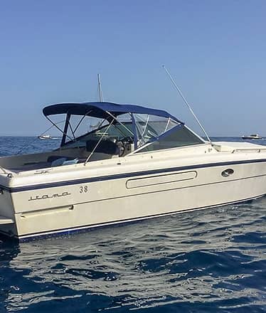 Amalfi Coast private boat tour by speedboat Itama 38