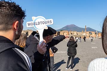 Pompeii and Mt. Vesuvius with lunch and optional wine tasting
