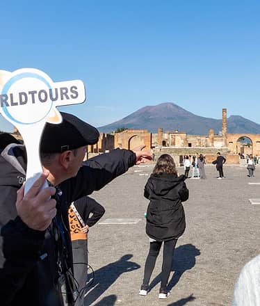 Pompeii and Mt. Vesuvius with lunch and optional wine tasting