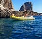 Capri rubber dinghy rental (40 hp, no license required)