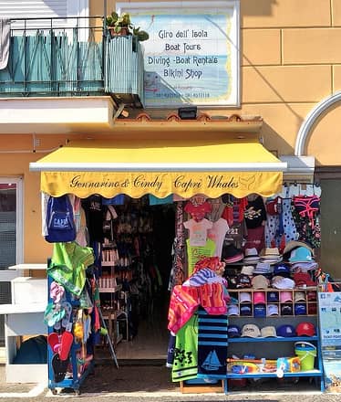 Capri rubber dinghy rental (boating license required)