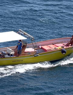 Capri private boat tour with 10-meter gozzo boat