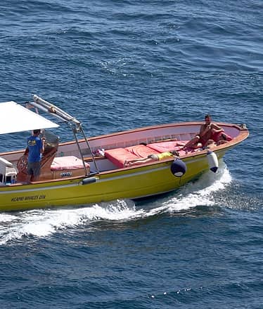 Capri private boat tour with 10-meter gozzo boat