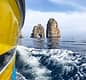 Tour privato di Capri in barca su Lancia da 10 metri
