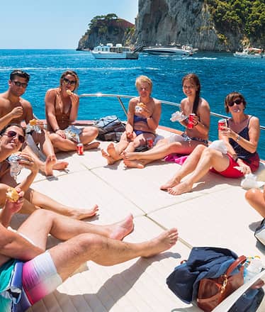 Tour in barca a Capri con pick-up da Positano