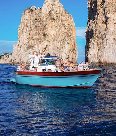Capri Boat Tour with Pick-up from Amalfi