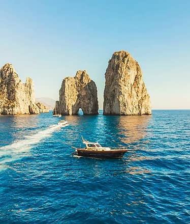 Capri & Positano: Private Boat Tour from Sorrento