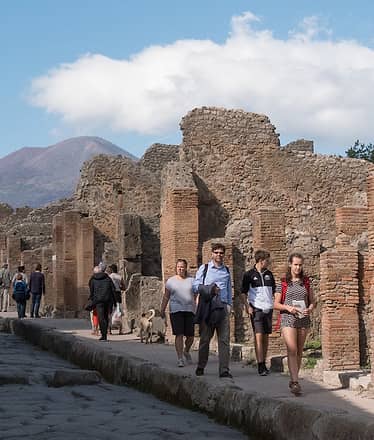 Tour di gruppo a Pompei ed Ercolano con pranzo