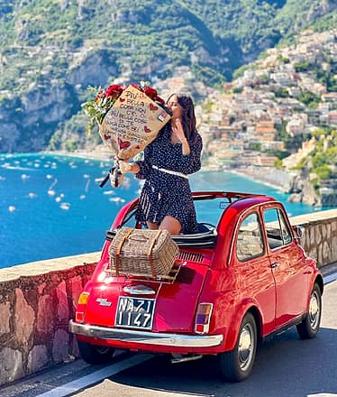 Amalfi Coast Photo Tour by Vintage Fiat 500