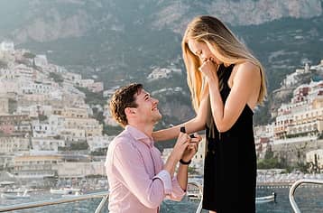Wedding proposal in Positano