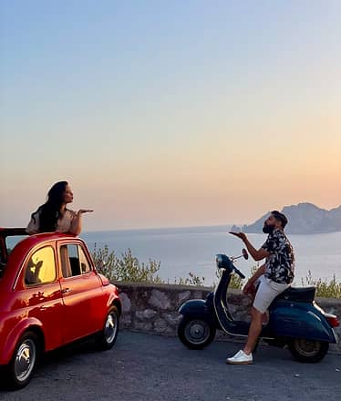 Sunset Photo Tour by Vintage Fiat 500