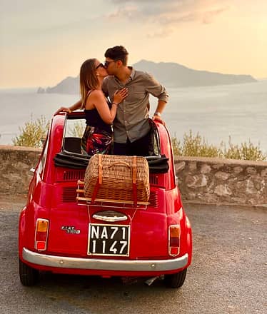Sunset Photo Tour by Vintage Fiat 500