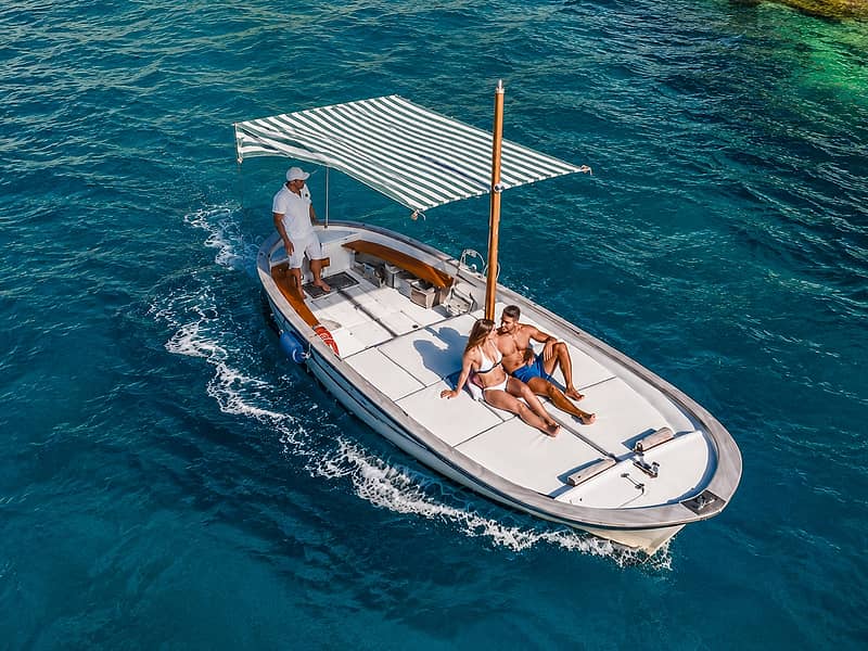 Gozzo Boat Rental (7.5 meters) - 2026 - Capri Island Tour