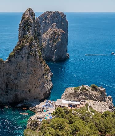 Luigi ai Faraglioni Beach Club Entrance