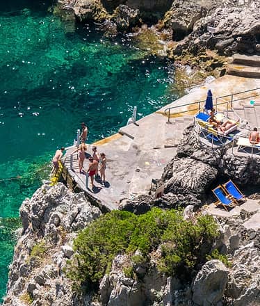 Luigi ai Faraglioni Beach Club Entrance