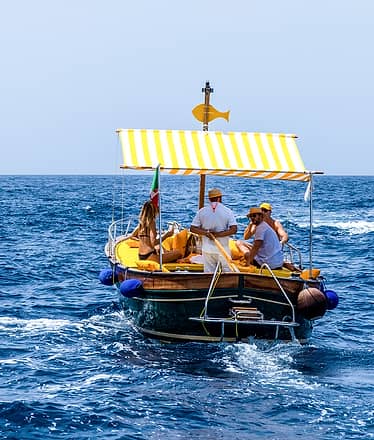 Private Capri Half-Day Boat Tour with Veuve Clicquot Aperitivo