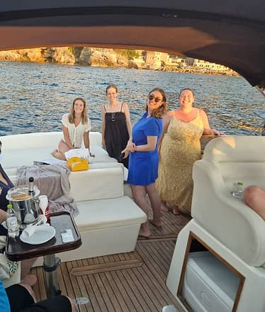 Sorrento at sunset small-group boat tour