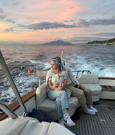 Sorrento at sunset small-group boat tour