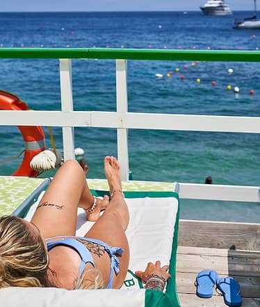 Full-day beach club admission with sun lounger