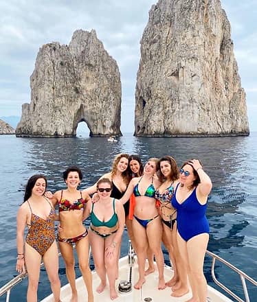 Capri full-day private tour on luxury yacht