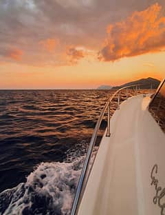 Sunset yacht tour on the Amalfi Coast