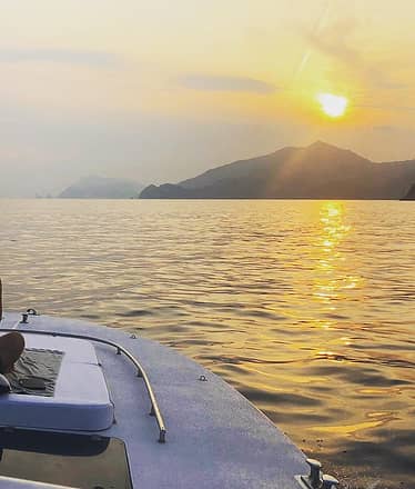 Sunset yacht tour on the Amalfi Coast