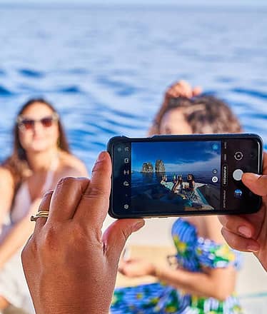 Private boat tour of Capri on an Axopar 28