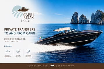 Esperienza di Lusso: Transfer Esclusivo con Motoscafo Riva 44 da e per Capri
