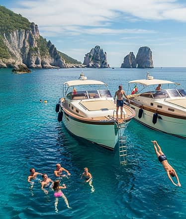 Capri Premium: tour per piccoli gruppi dal mare e via terra