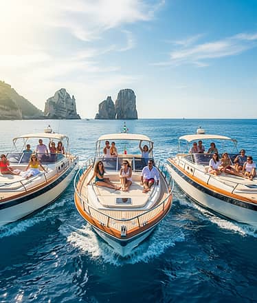 Capri Premium: tour per piccoli gruppi dal mare e via terra
