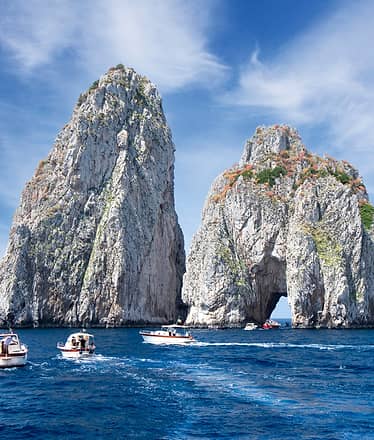 Small group boat tour of Capri with stop to Blue Grotto, from Sorrento