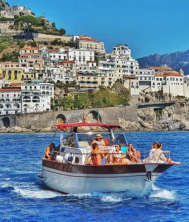 Tour in barca di Amalfi e Positano, da Sorrento