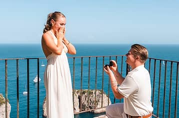 Proposta di matrimonio a Capri con servizio fotografico