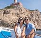 Servizio fotografico in barca, a Capri