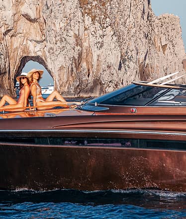 Full Day from Amalfi Coast to Capri aboard the Riva-Rivarama 44