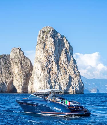 Full Day from Amalfi Coast to Capri aboard the Riva-Rivarama 44