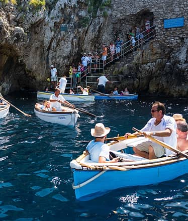 Capri Full Experience:Blue Grotto+Faraglioni Swim+City Visit