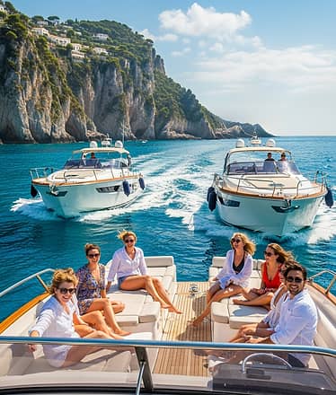 Capri Full Experience:Blue Grotto+Faraglioni Swim+City Visit