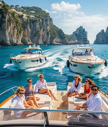 Capri Full Experience:Blue Grotto+Faraglioni Swim+City Visit