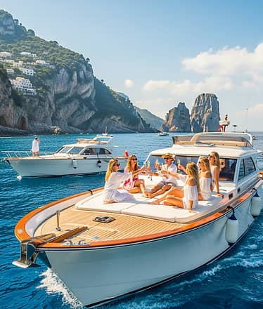 Capri All Inclusive Premium Private boat Tour and City Visit
