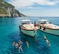 Blue Grotto and Capri Boat Tour with Aperitivo Swim and Snorkel