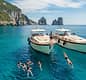 Blue Grotto and Capri Boat Tour with Aperitivo Swim and Snorkel