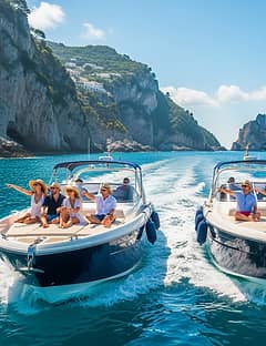 Blue Grotto and Capri Boat Tour with Aperitivo Swim and Snorkel