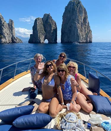 Full-day boat tour of Capri: explore sea caves and breathtaking views